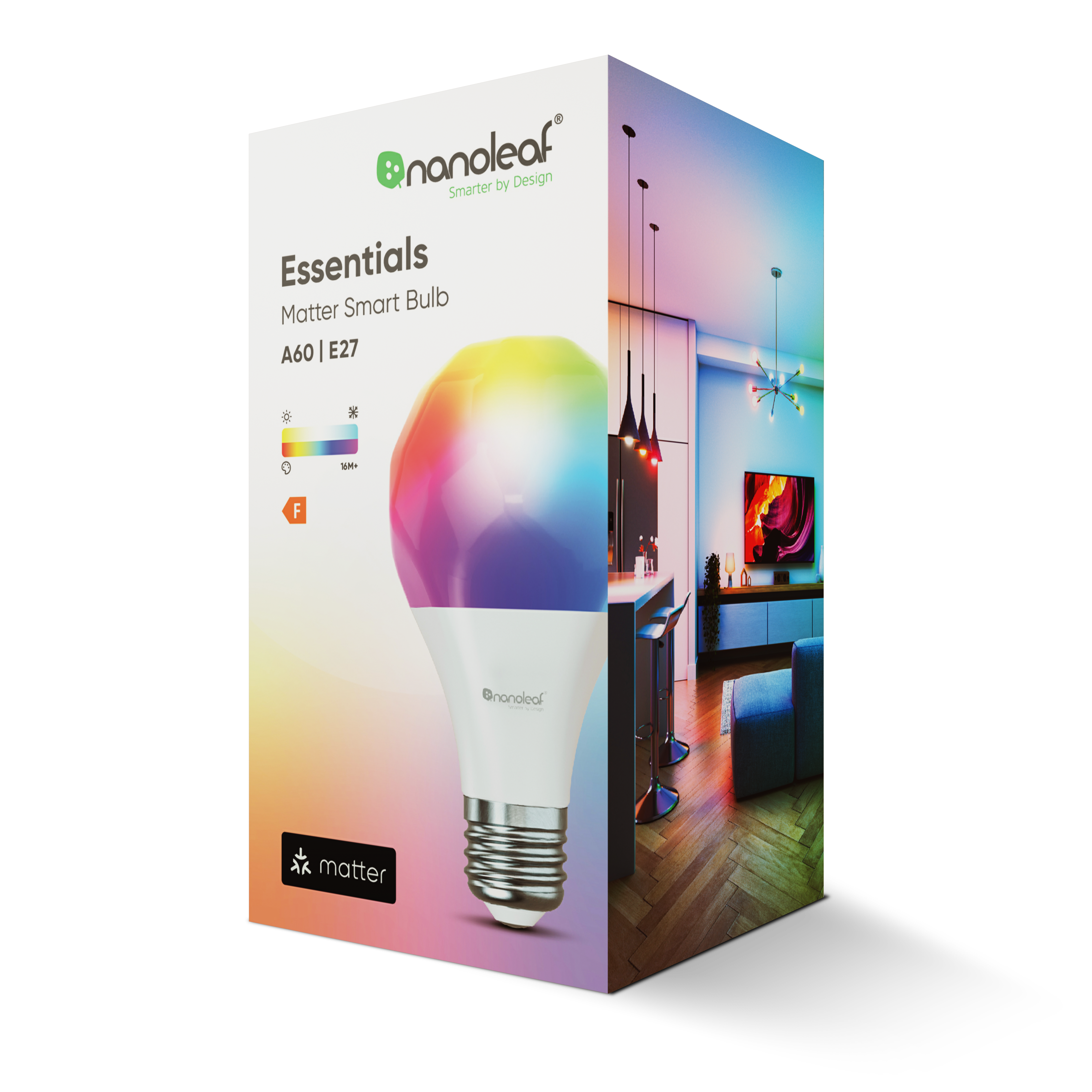 Nanoleaf Essentials A60|E27 智能燈泡 (Matter 兼容）