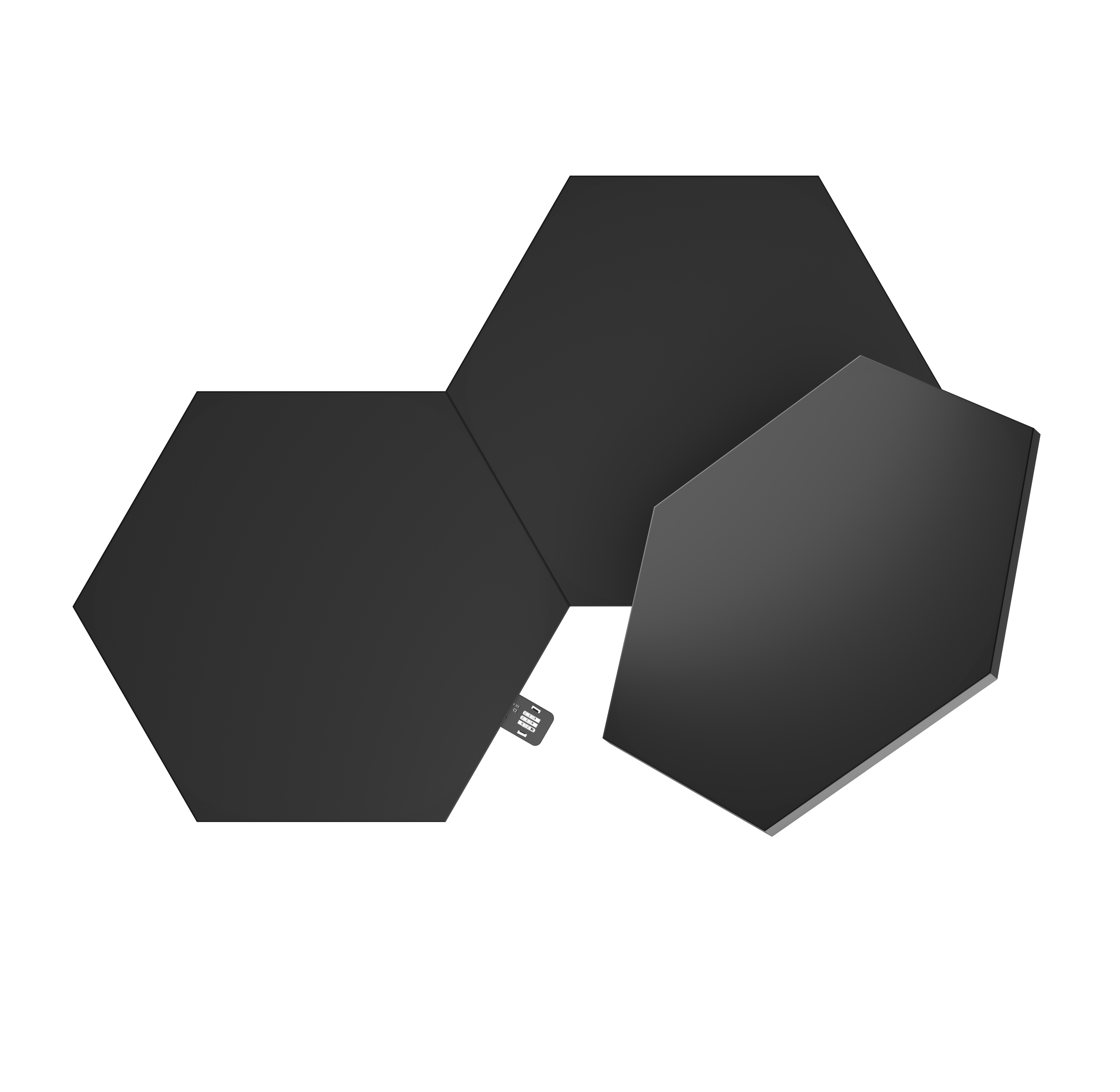 Nanoleaf Ultra Black Hexagons Expansion Pack 型格黑色六角形智能燈板擴充裝 (3塊)